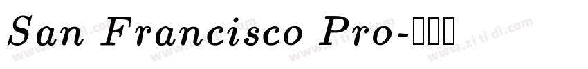 San Francisco Pro字体转换